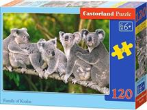 CASTORLAND dětské puzzle - Koaly na větvi 120 dílků
