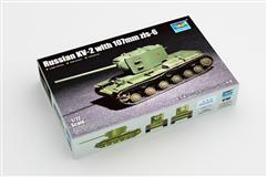 Trumpeter slepovací model Russian KV-2 with 107mm zis-6 1:72