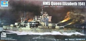 TRUMPETER slepovací model lodi HMS Queen Elizabeth 1941 1:700