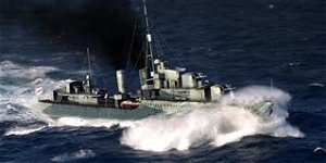 Trumpeter slepovací model HMS Eskimo Destroyer 1941 1:350