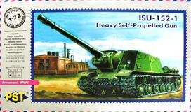 PST slepovací model ISU-152-1 Heavy Self - Propelled Gun 1:72