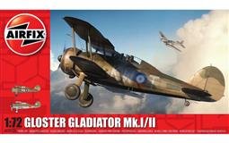 AirFix  slepovací model Gloster gladiator Mk.I/II 1:72