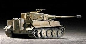Trumpeter slepovací model německý tank Tiger I. 1:72 