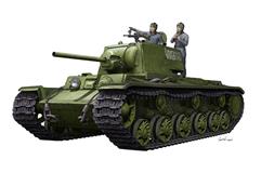 Trumpeter slepovací model KV-1( 1942 ) Simplified Turret Tank w/Tank Crew 1:35