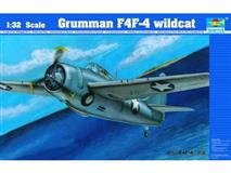 TRUMPETER slepovací model letadla Grumman F4F-4 Wildcat 1:32