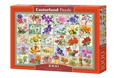 CASTORLAND puzzle - Druhy květin 1000 dílků
