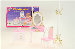 Nábytek Glorie pro panenky Barbie - Toaletka 