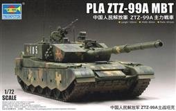 TRUMPETER slepovací model tanku PLA ZTZ-99A MTB 1:72