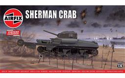 Airfix slepovací model Sherman Crab 1:76