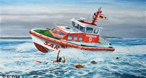 Revell slepovací model Záchranný člun pobřežní hlídky WALTER ROSE - VERENA 1:72