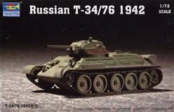 Trumpeter slepovací model Sovětský tank T34/76 model 1942 1:72