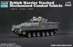 Trumpeter slepovací model British Warrior Tracked Mechanised Combat Vehicle 1:72 