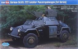 Slepovací model HobbyBoss 1:35 German Sd.Kfz.222 Leichter Panzerspahwagen (1st Series) 