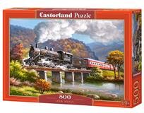 Puzzle Castorland Parní lokomotiva v krajině 500 dílků