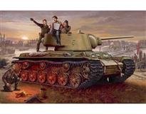 Trumpeter slepovací model Russia KV-1 model 1942 Lightweight Cast Tank 1:35 