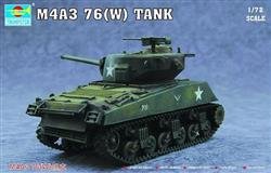 Trumpeter slepovací model M4A3 (76) W Tank 1:72