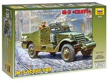 Zvezda slepovací model M-3 SCOUT CAR  Armored Personnel Carrier 1:35