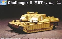 Trumpeter slepovací model Britský tank Challenger II MTB verze Irák 1:72 