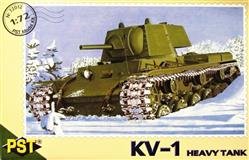 PST slepovací model KV-1 type 1940 Heavy tank 1:72