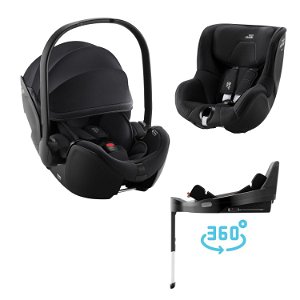 Autosedačka Britax Römer Baby Safe Pro + Vario Base 5Z + Dualfix 5Z Galaxy Black