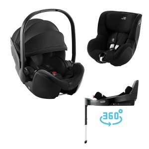 Autosedačka Britax Römer Baby Safe Pro + Vario Base 5Z + Dualfix 5Z Space Black