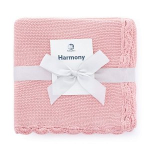Pletená deka Petite&Mars Harmony  Cute Pink