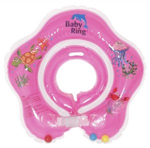 BabyPoint koupací kruh Baby Ring 3 - 36 měs. růžová
