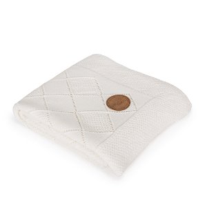 Pletená deka Ceba Baby Rýžový vzor krémová