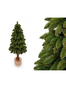Vánoční stromeček Jedle Fenix 2D jehličí na kmínku 130cm