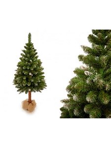 Vánoční stromeček Borovice diamantová 2D jehličí na kmínku 180cm