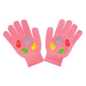 Dětské zimní rukavičky New Baby Girl - růžová/122 (6-7 let)
