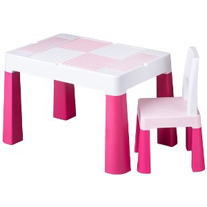 Dětská sada stoleček aMultifun - Dětská sada stoleček a židlička Multifun pink - růžová
