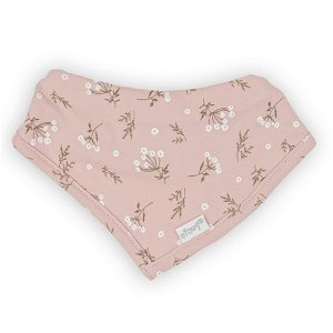 Kojenecký bavlněný šátek na krk Nicol Nela - růžová/univerzální