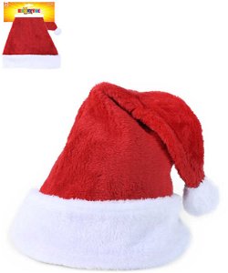 KARNEVAL Vánoční čepice 45cm plyšová *KARNEVALOVÝ DOPLNĚK*