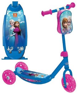 MONDO Koloběžka dětská Frozen (Ledové Království) 3 kolečka s batůžkem