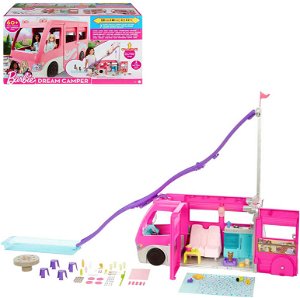 MATTEL BRB Barbie auto karavan snů herní set s obří skluzavkou